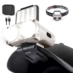 Hopedone Hard Hat Light, 800LUMENS Rechargeable Dimmable Clip Cap Ligh.... Fixed Price $54.29.