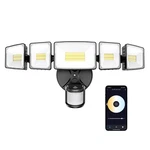Onforu 5 Heads 120W 12000LM Smart Led Security Lights Motion Sensor Outdoor, App. Fixed Price $85.65.