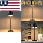Timjorman Modern Led Cordless Table Lamp, 4000MAH Rechargeable Battery, 3 Level. Fixed Price $34.93.
