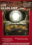 Totes 7-LED Headlamp Light Camouflage Strap Hunting Outdoor Gadget Nib #D25. Fixed Price $11.95.