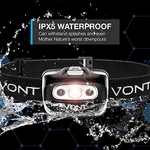 Vont Led Headlamp Batteries Included, 2 Pack IPX5 Waterproof - Black. Fixed Price $25.39.
