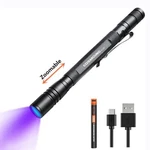 395NM Uv Flashlight Rechargeable Usb Black Led For Pet Cat Urine. Fixed Price $15.99.