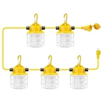 50FT Led Construction String Lights, 75W 7500LM Industrial Grade Super Bright.... Fixed Price $101.98.