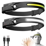 Usb Rechargeable Headlamp Cob Led Outdoor Sensor Headlight Waterp.... Fixed Price $30.46.