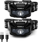 Usb Rechargeable Led Headlamp Ultra Light 2.4 Oz & Bright 180 Lumens Red/w. Fixed Price $35.63.