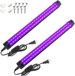 2 Pack 10W 48 Led Bars 1FT 395-400NM Uv Tube With 5.9FT. Fixed Price $24.99.
