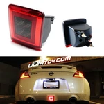 Red/dark Lens Led Rear Fog Light, Brake And Backup Reverse For 09-20 Nissan 370Z. Fixed Price $61.09.