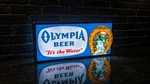 Olympia Beer Good Luck Bar Sign 3D Printed Led Light-up 9" Decor Lamp. Fixed Price $33.15.