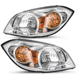 Jsboyat Headlight Assembly For Chevy Cobalt Pontiac G5 Pursuit Chrome. Fixed Price $104.99.
