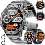 Smart Watches For Men 1000MAH BATTERY/FLASHLIGHT/3 Straps, 1.7" Ultra Hd Screen. Fixed Price $73.79.