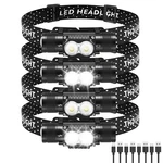 Rechargeable 4 Pack, 1200 Lumen Led With Light Modes, Ip.... Fixed Price $62.01.