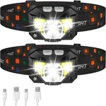 Hyper Tough 1200-LUMEN Led Headlamp Strap Rechargeable Lithium-ion Battery. Fixed Price $28.99.