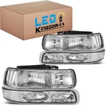 Ledkingdomus Headlight Assembly, Dot-certified, Compatible With 1999-2002 Che.... Fixed Price $149.28.