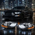 Headlights 2018-2023 Ford Mustang Led Drl Projector Headlamps Lh Pair Set. Fixed Price $279.99.
