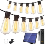 Ollny 50+2 Leds ST38 Solar String Lights, 100 Ft Usb & Dual Charging Ou.... Fixed Price $82.56.