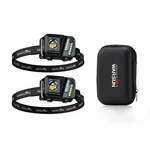 Warsun Rechargeable Lightweight Headlamp 2 Packs 750 Lumens Running & Black. Fixed Price $20.51.