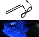 Car Led Strip Light, 24 Rgb Neon Auto Interior Atmosphere Lights, 12V Usb Po. Fixed Price $9.10.