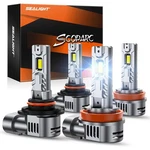Sealight S2S 9005 H11 Led Headlight Bulbs Combo 140W 6500K White 4PCS. Fixed Price $39.89.