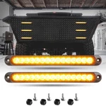 2X 10"IN Strip Amber Led Truck Trailer Brake Turn Signal Tail Light Bar Drl Stop. Fixed Price $12.95.