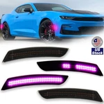 Led Front Rear Fender Side Marker Light 4PCS Pink For Chevy Camaro ZL1 2016-2023. Fixed Price $44.98.