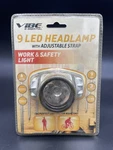 Vibe Super Bright 9 Led Head Lamp Work Safety Light Water & Shock Resistant. Fixed Price $14.00.