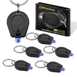 6 Pack Ultra Bright Blue Keychain Flashlight, Mini Led Fl.... Fixed Price $14.56.