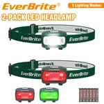 Everbrite 2-PACK Led Headlamp 5 Lighting Modes Adjustable With 6 Aaa Batteries. Fixed Price $18.49.