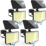 294 Led Solar Motion Sensor Outdoor Lights, 5200LM Flood IP67 Wate. Fixed Price $71.99.