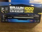 Braun 1000 Lumen Rechargeable Slim Headlamp 70815 Led Motion Sensor Usb Light. Fixed Price $25.00.