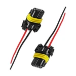 Povtii 9005 9006 9012 HB3 HB4 Female Adapter Wiring Harness Sockets, Auto Pcs. Fixed Price $7.68.