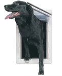 Perfect Pet All-weather Energy Efficient Dog Door, Extra Large, 9.75" 17". Fixed Price $60.00.
