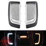 Motosikleta Led Fairing Lights Chrome Grills Smoke Lens. Fixed Price $54.88.