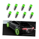 Led Tire Valve Stem Cap Lights, Waterproof Motion Tyre Spoke 8 Pcs Green. Fixed Price $19.50.