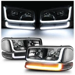M-auto Headlights Assembly W/ 2 Pair Pre-assembled 6000K Bulbs Compatible.... Fixed Price $287.00.