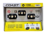 Coast CH1200R Rechargeable Led Headlamp Lumens 3-PACK New Oem. Fixed Price $59.90.
