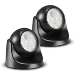Progreen 6000K Battery Motion Sensor 2 Pack Lights, Black. Fixed Price $35.35.