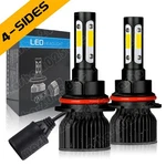 4-SIDES 9007 HB5 Led Headlight Bulbs High Low Beam 6000K Super Bright 3000000LM. Fixed Price $19.95.
